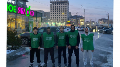 БФ "АЗИМ" совместно с сетью супермаркетов "Зелёное яблоко" продолжает Акцию "Ифтар в дороге".